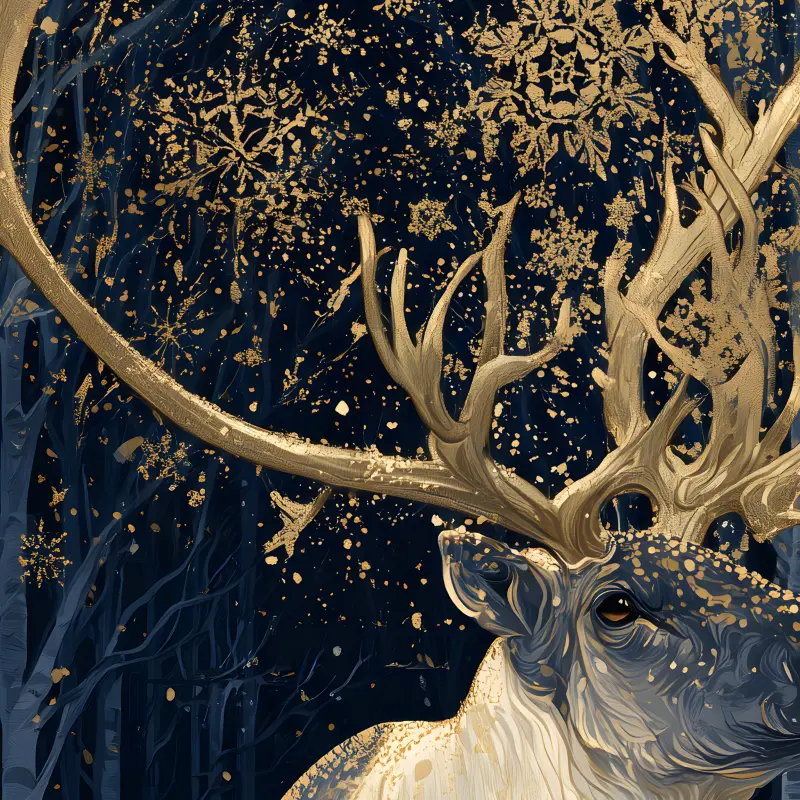 The Snowflake Reindeer — Detail