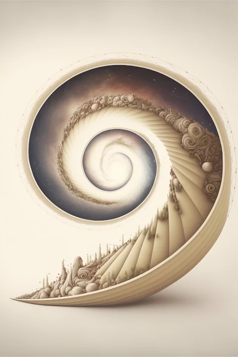 The Stairway to Celestial Synthesis von RAGANA Design als Fine-Art-Druck, gerahmter Druck, Leinwand, Puzzle oder Tasse