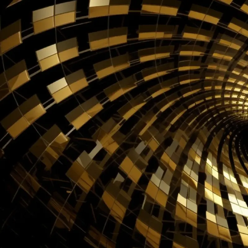 The Tiled Golden Spiral — detail