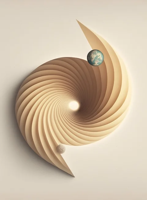 The Vortex of Ethereal Gravity von RAGANA Design als Fine-Art-Druck, gerahmter Druck, Puzzle oder Tasse