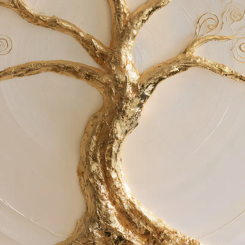 The White and Gold Tree of Life — detalle