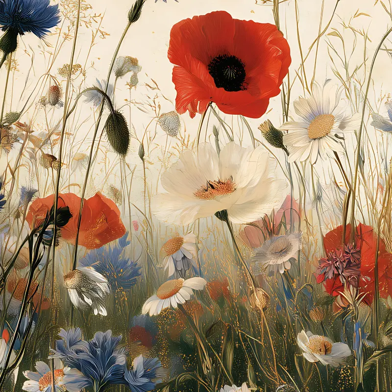 The Wildflower Meadow — detail