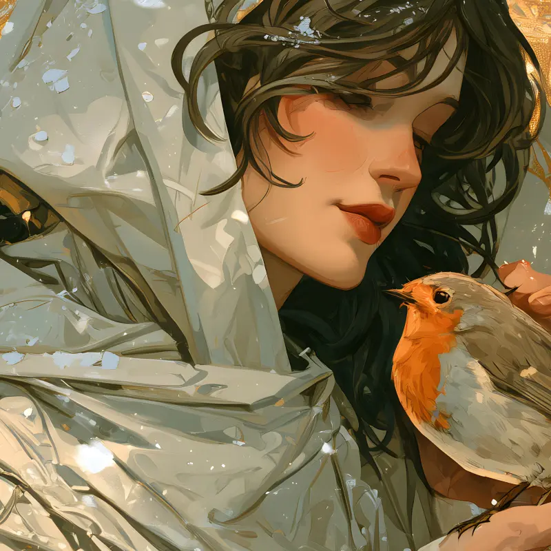 The Winter Muse — Detail