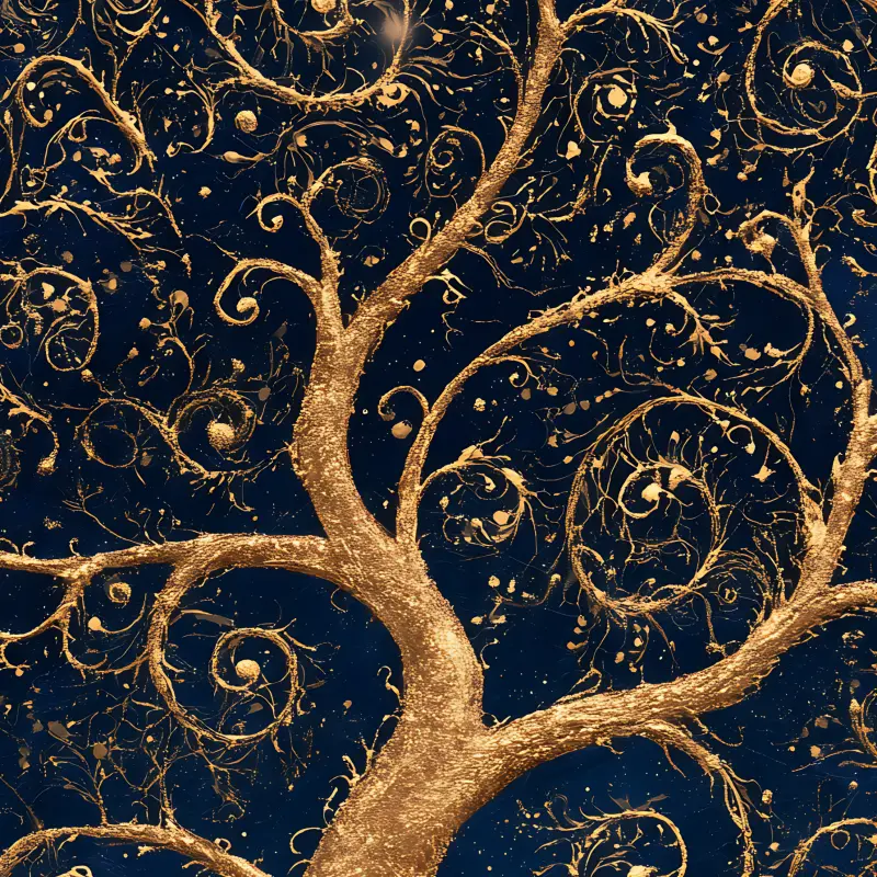 Tree of Life Under the Stars — detalle
