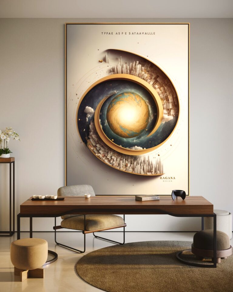 Surreal Fibonacci — Surreal Fibonacci Fibonacci golden ratio wall art by RAGANA Design