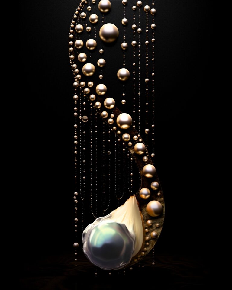The Gilded Ascent II — Armor of the Infinite, Golden Fibonacci Fibonacci golden ratio wall art by RAGANA Design