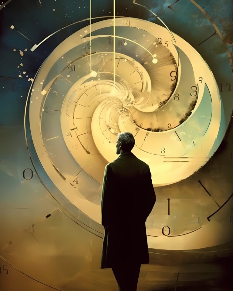 The Sovereign Chronometer — Mastery of the Eternal Now, The Archive Fibonacci golden ratio wall art by RAGANA Design