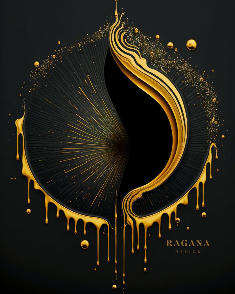 The Sovereign Void — The Birth of 1.618 Order, The Archive Fibonacci golden ratio wall art by RAGANA Design