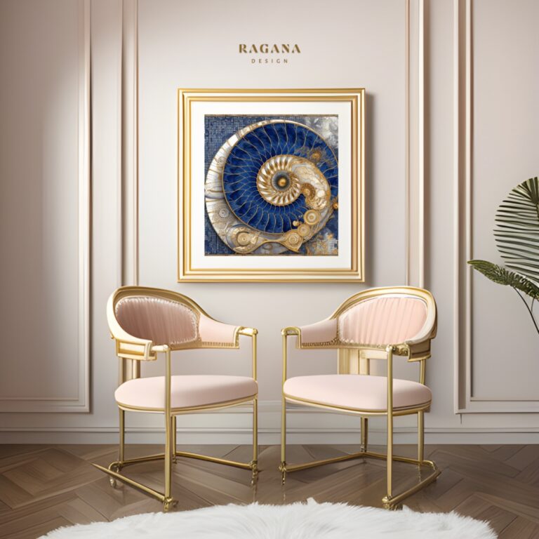 Celestial Blueprint Star Map — Blueprint Fibonacci Fibonacci golden ratio wall art by RAGANA Design